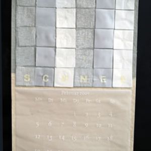 Handgeschöpfte Papier-Kalender